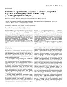 Simultaneous Separation and Assignment of Absolute Configuration of S -Amino-