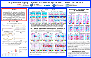 Comparison of Outgoing Longwave Radiation (OLR) from AIRS, CERES, and...  Comparison of OLR