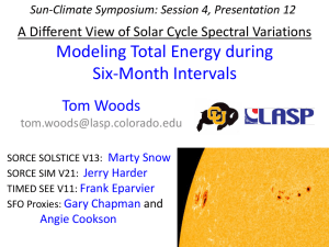Modeling Total Energy during Six-Month Intervals Tom Woods