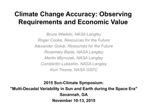 Climate Change Accuracy: Observing Requirements and Economic Value