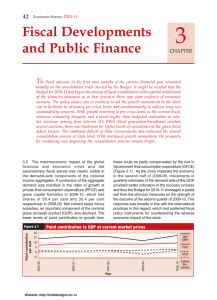 3 Fiscal Developments and Public Finance T