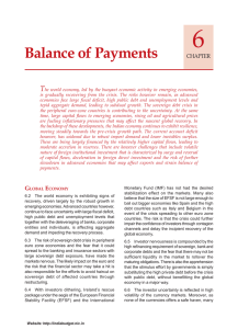 6 Balance of Payments T CHAPTER