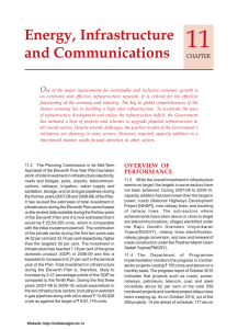 11 Energy, Infrastructure and Communications O