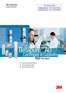 Betapure AU  Cartridges &amp; Capsules