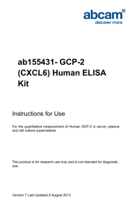 ab155431- GCP-2 (CXCL6) Human ELISA Kit Instructions for Use