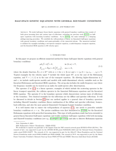 HALF-SPACE KINETIC EQUATIONS WITH GENERAL BOUNDARY CONDITIONS