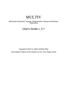 MULTIV User’s Guide v. 2.1