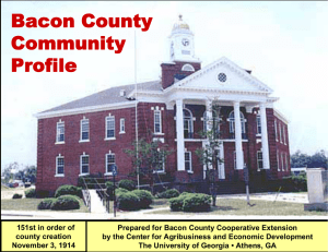 Bacon County Community Profile