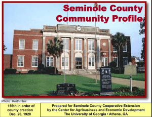 Seminole County Community Profile