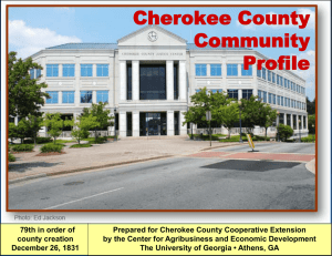 Cherokee County Community Profile