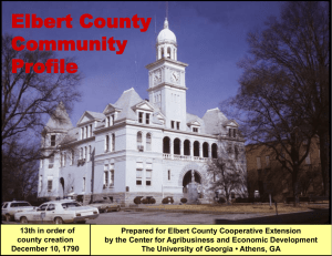 Elbert County Community Profile