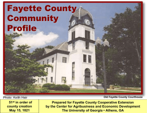 Fayette County Community Profile