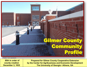 Gilmer County Community Profile