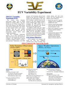 EUV Variability Experiment