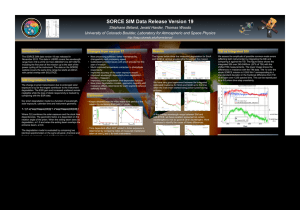 SORCE SIM Data Release Version 19