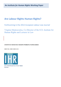 Are Labour Rights Human Rights?