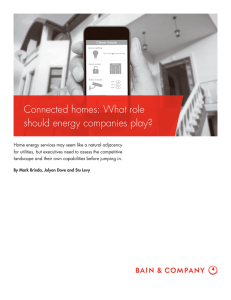 Connected homes: What role should energy companies play?