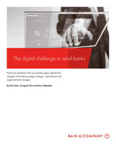 The digital challenge to retail banks