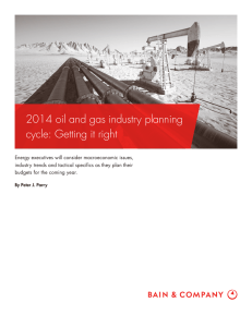 2014 oil and gas industry planning cycle: Getting it right