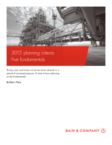 2015 planning criteria: Five fundamentals