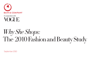Why She Shops: The 2010 Fashion and Beauty Study V