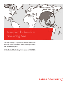 A new era for brands in developing Asia