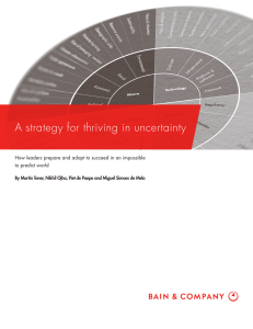 A strategy for thriving in uncertainty to predict world