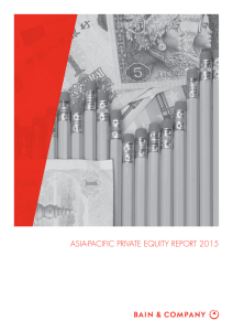 ASIA-PACIFIC PRIVATE EQUITY REPORT 2015