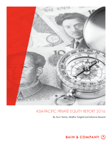 ASIA-PACIFIC PRIVATE EQUITY REPORT 2016