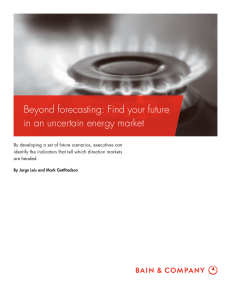 Beyond forecasting: Find your future in an uncertain energy market