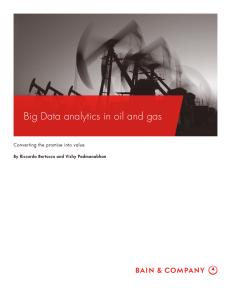 Big Data analytics in oil and gas