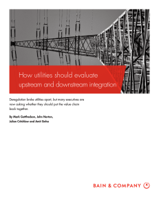 How utilities should evaluate upstream and downstream integration