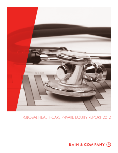 Global HealtHcare Private equity rePort 2012