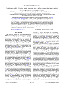 Variational principle of classical density functional theory via Levy’s constrained... Wipsar Sunu Brams Dwandaru and Matthias Schmidt