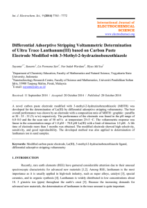 Differential Adsorptive Stripping Voltammetric Determination