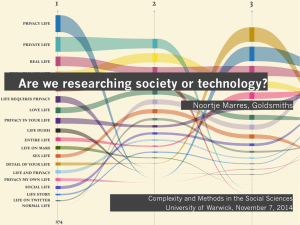 Are we researching society or technology? 1 2 3