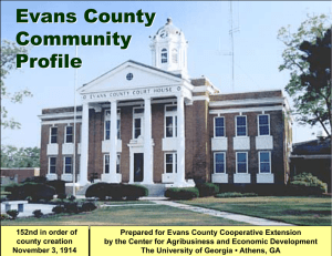 Evans County Community Profile