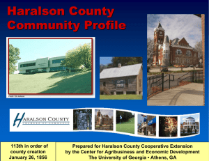 Haralson County Community Profile