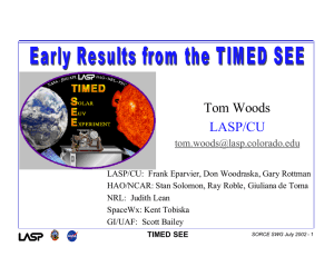 Tom Woods LASP/CU