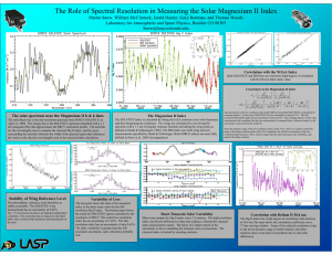 The Role of Spectral Resolution in Measuring the Solar Magnesium...