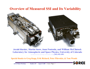 Overview of Measured SSI and Its Variability