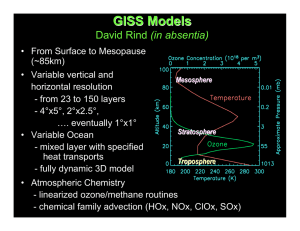 GISS Models (in absentia)