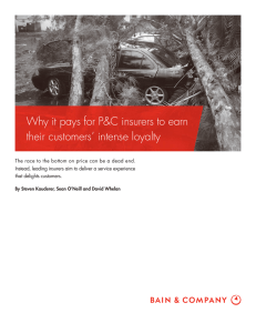 Why it pays for P&amp;C insurers to earn