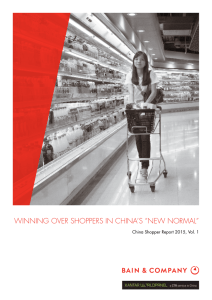 WINNING OVER SHOPPERS IN CHINA’S “NEW NORMAL”