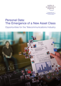 Personal Data: The Emergence of a New Asset Class