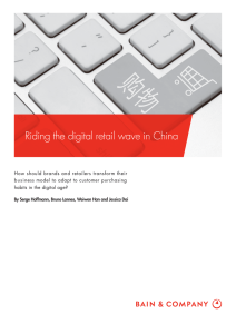 Riding the digital retail wave in China