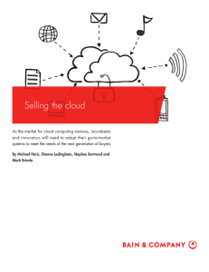 Selling the cloud