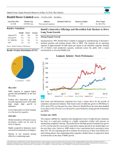 Rushil Decor Limited  Long Term Growth