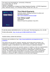 This article was downloaded by: [University of Warwick] Publisher: Routledge