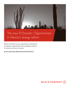 The new El Dorado: Opportunities in Mexico’s energy reform